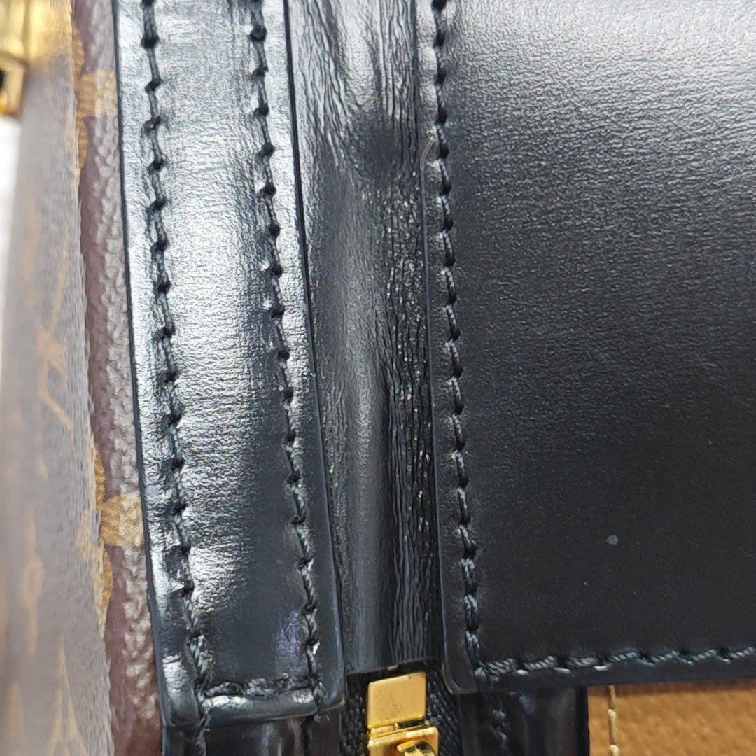 CANNES PM Monogram Coated Canvas Brown