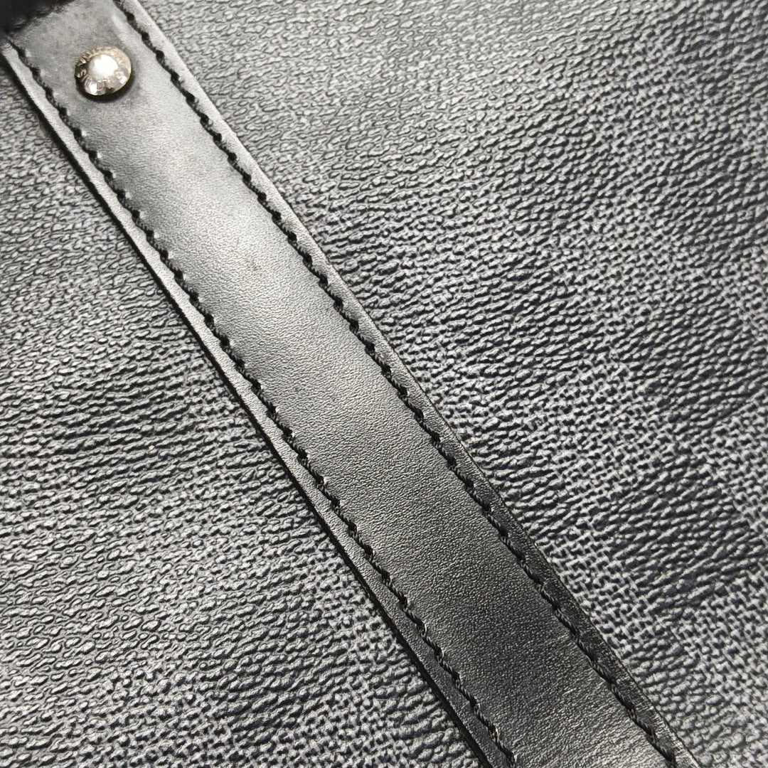 TADAO MM Damier Graphite Coated Canvas Gray