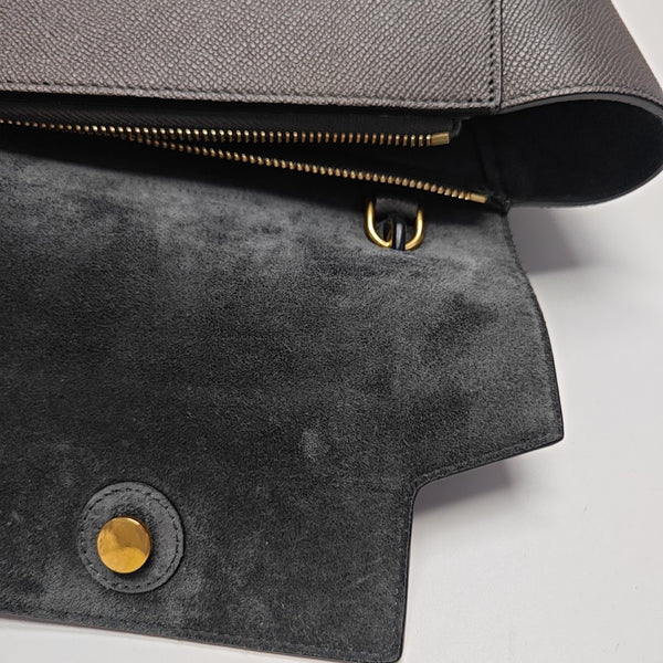 BELT Micro Calfskin Gray