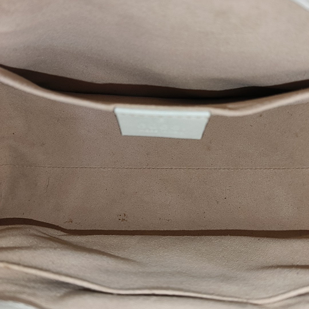 Padlock Small Monogram Coated Canvas Beige