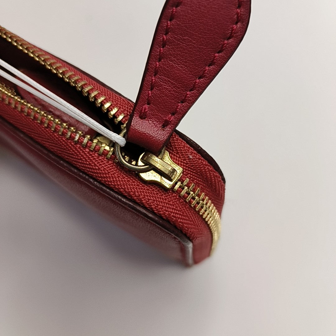 Coated Canvas Wallet Pink