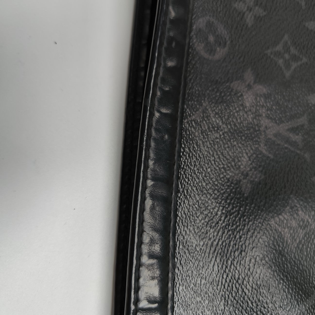 Pochette Voyag MM Monogram Coated Canvas Black