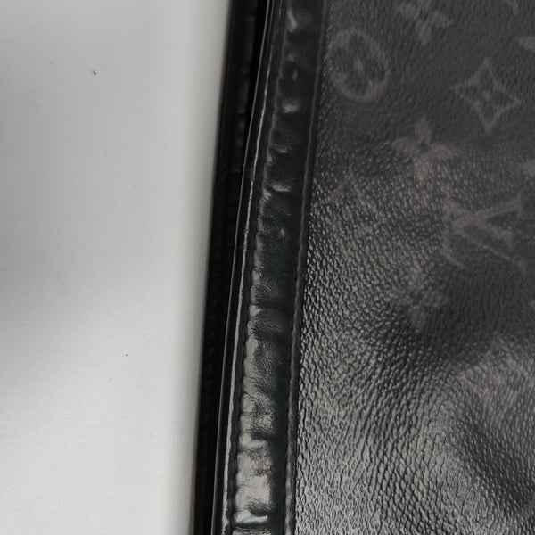 Pochette Voyag MM Monogram Coated Canvas Black
