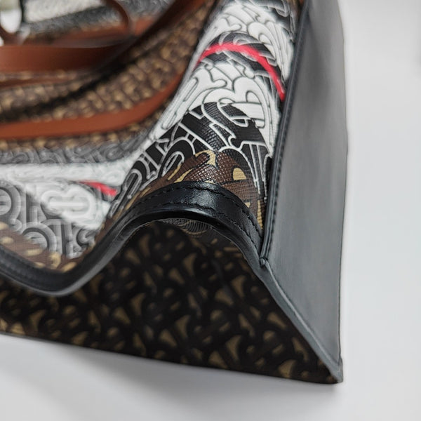 MONOGRAM Large Coated Canvas Brown