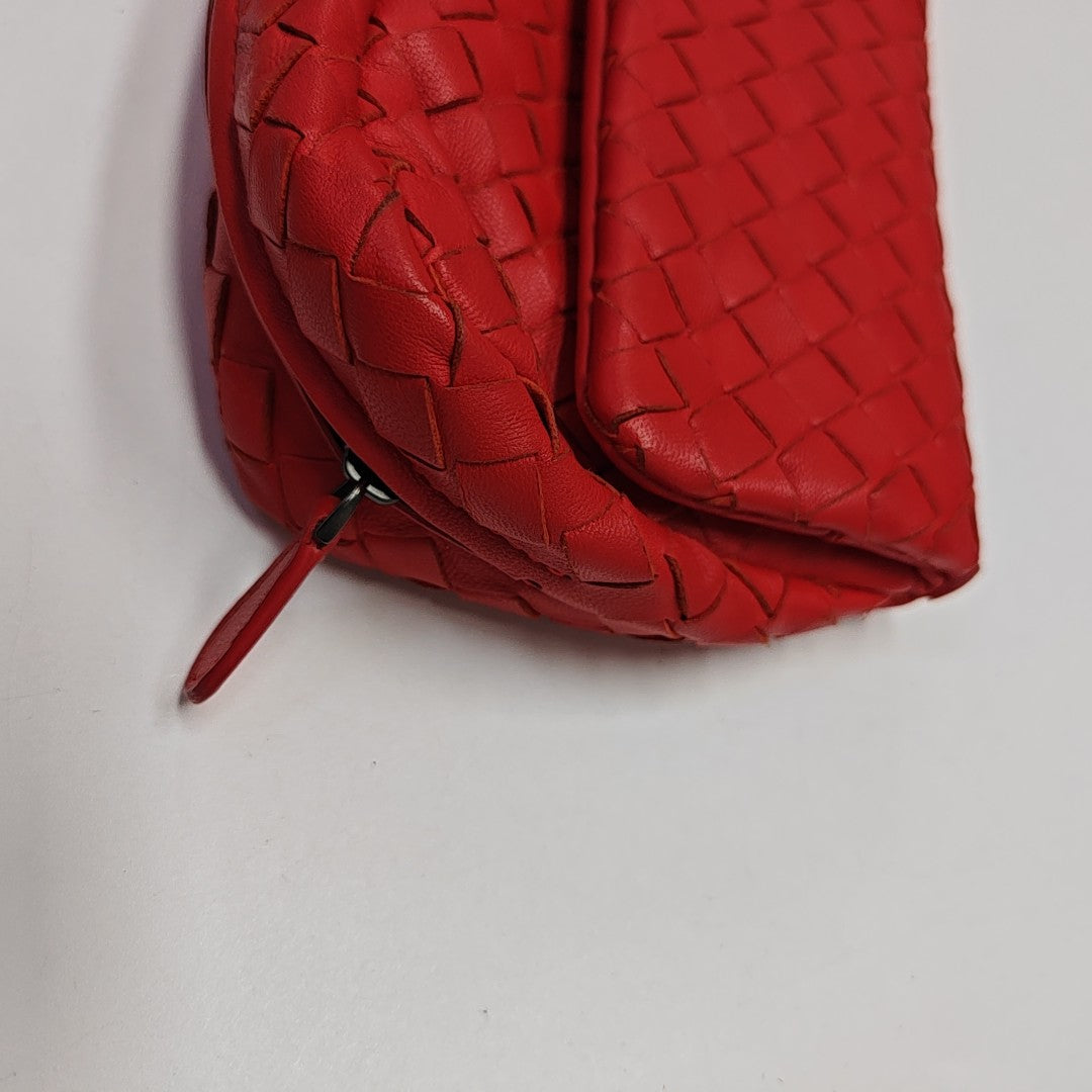 Messenger Lambskin Red