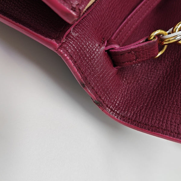 Macken Small Calfskin Red