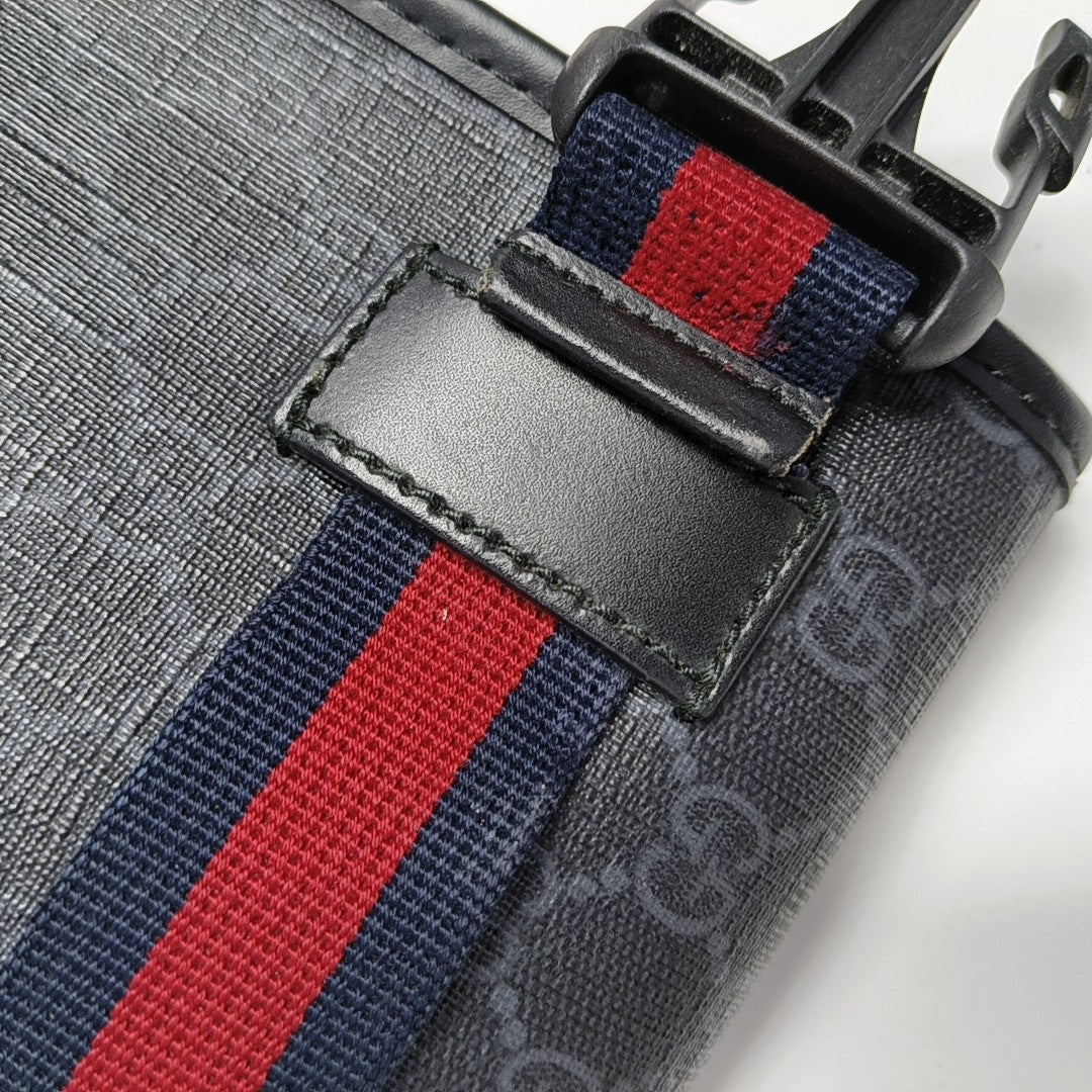 Neo Vintage Monogram Coated Canvas Black