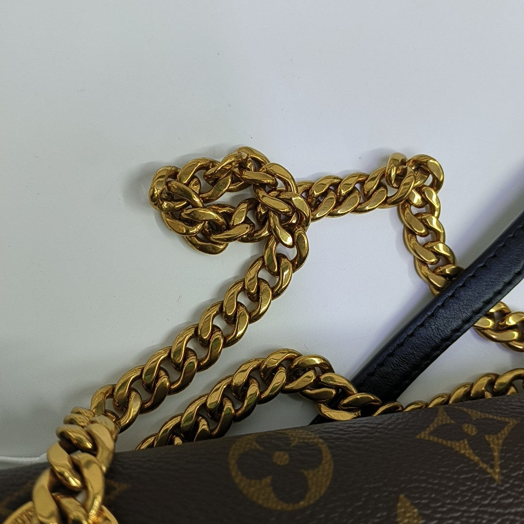 PASSY Monogram Coated Canvas Brown