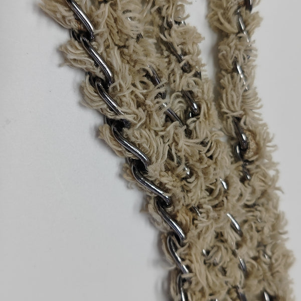 Denim Shoulder Bag Beige