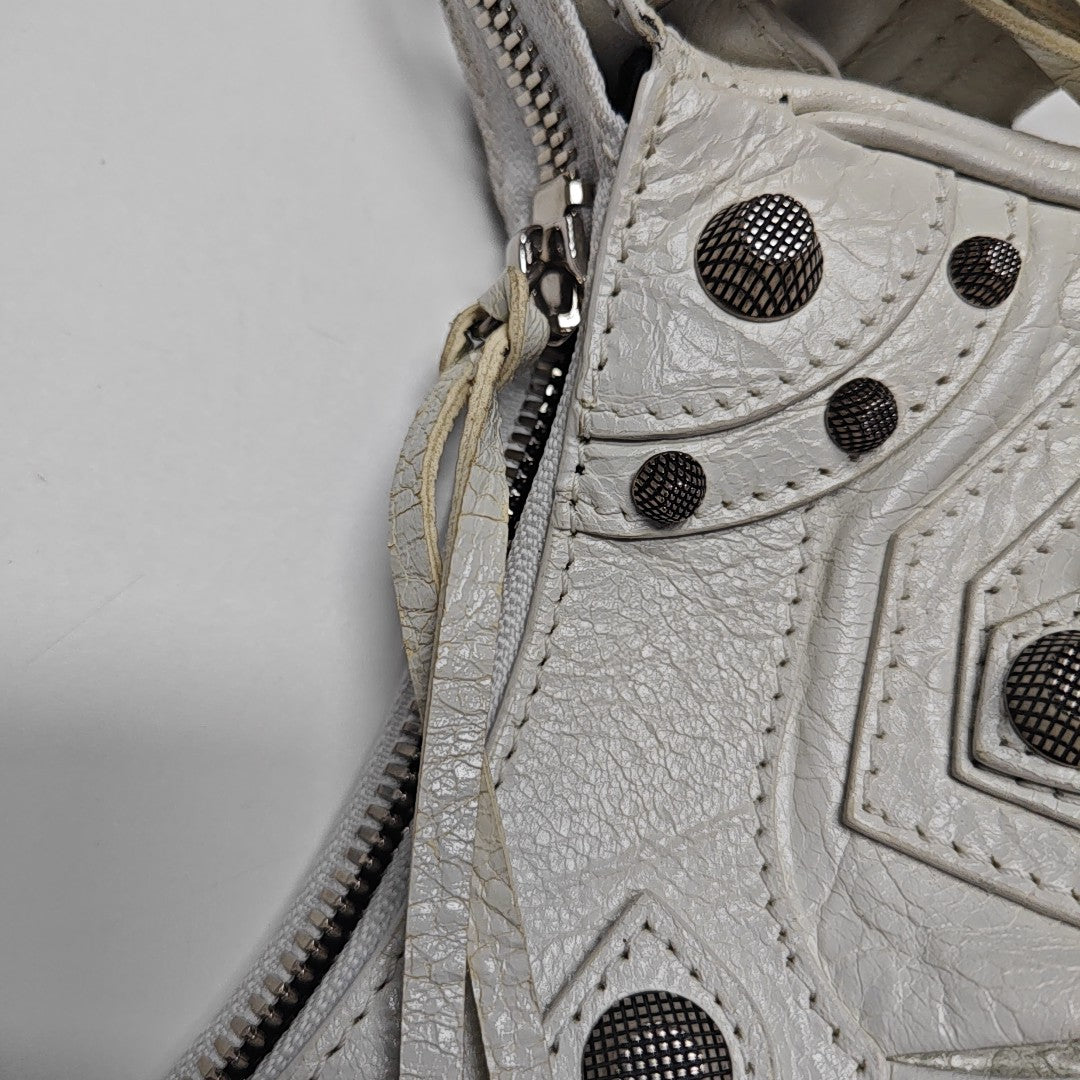 Le Cagole Small Lambskin White