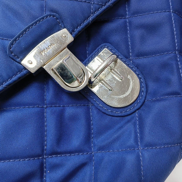 Quilted Nylon Blue