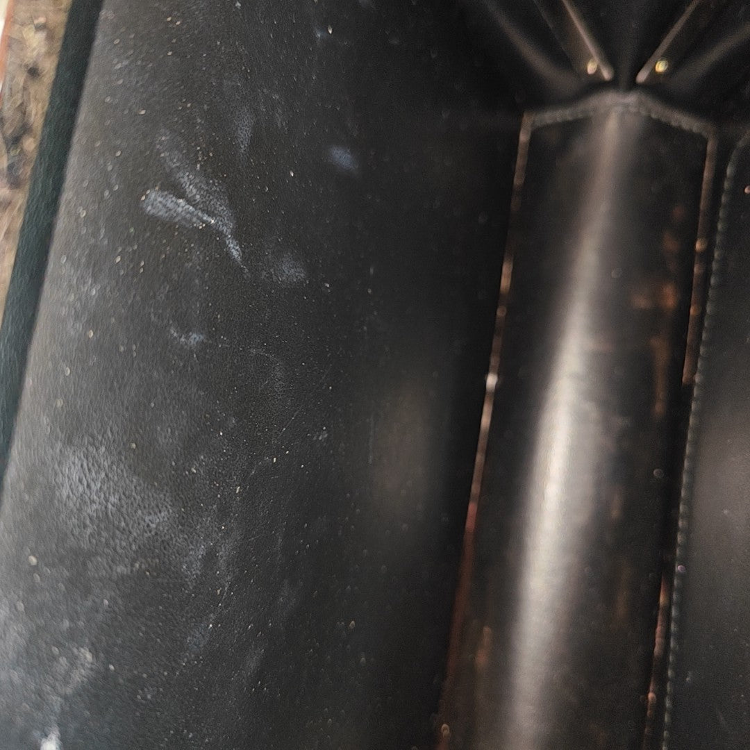 Calfskin Shoulder Bag Black