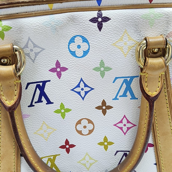 LV × TM PRISCILLA Monogram Coated Canvas White