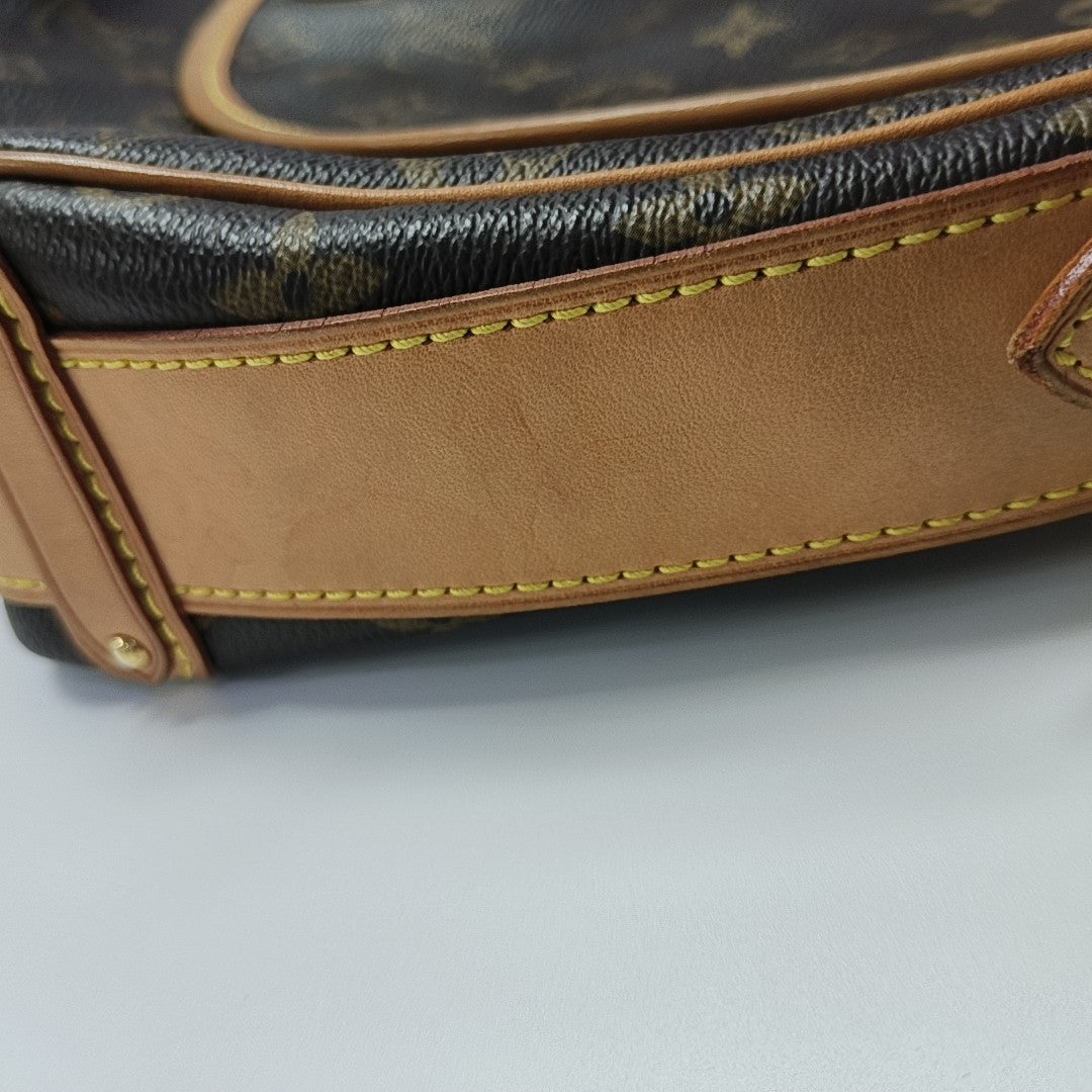 TULUM GM Monogram Coated Canvas Brown