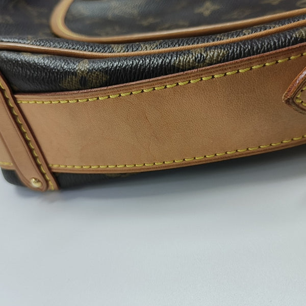 TULUM GM Monogram Coated Canvas Brown