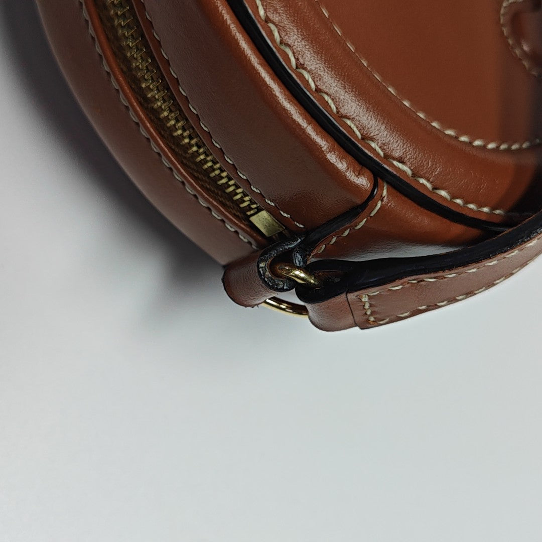 TRIOMPHE Small Calfskin Brown