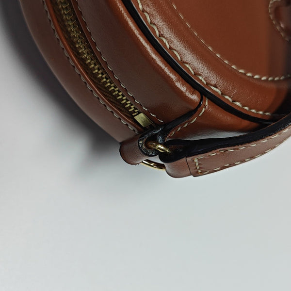 TRIOMPHE Small Calfskin Brown