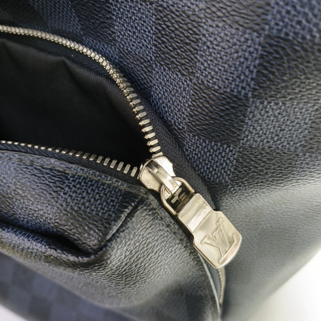 APOLLO Damier Coated Canvas Blue