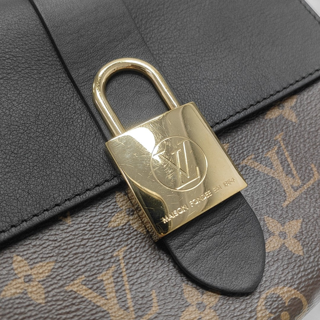 LOCKY BB Monogram Coated Canvas Brown