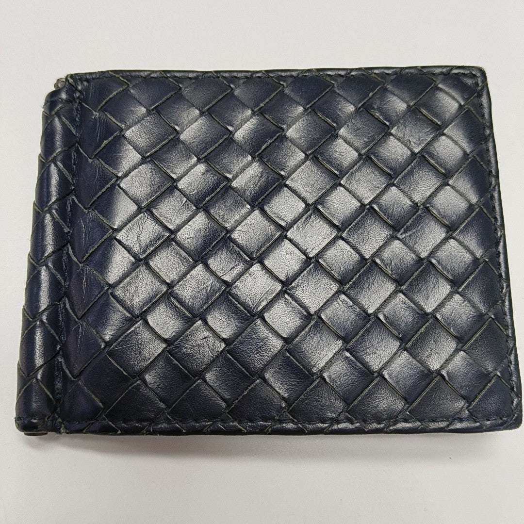 Calfskin Card Holder Blue