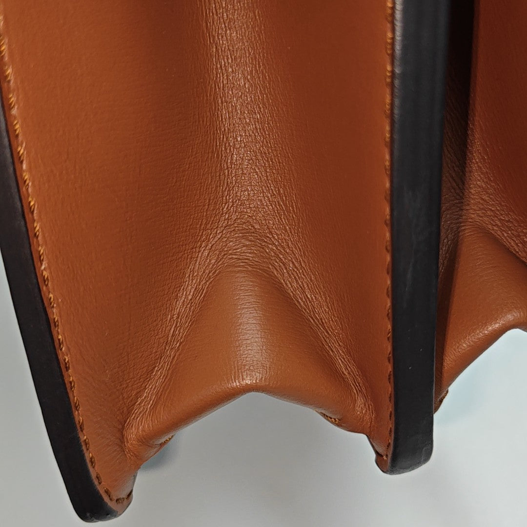 DAUPHINE MM Monogram Coated Canvas Brown