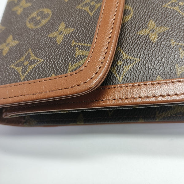 DAME GM Monogram Coated Canvas Brown