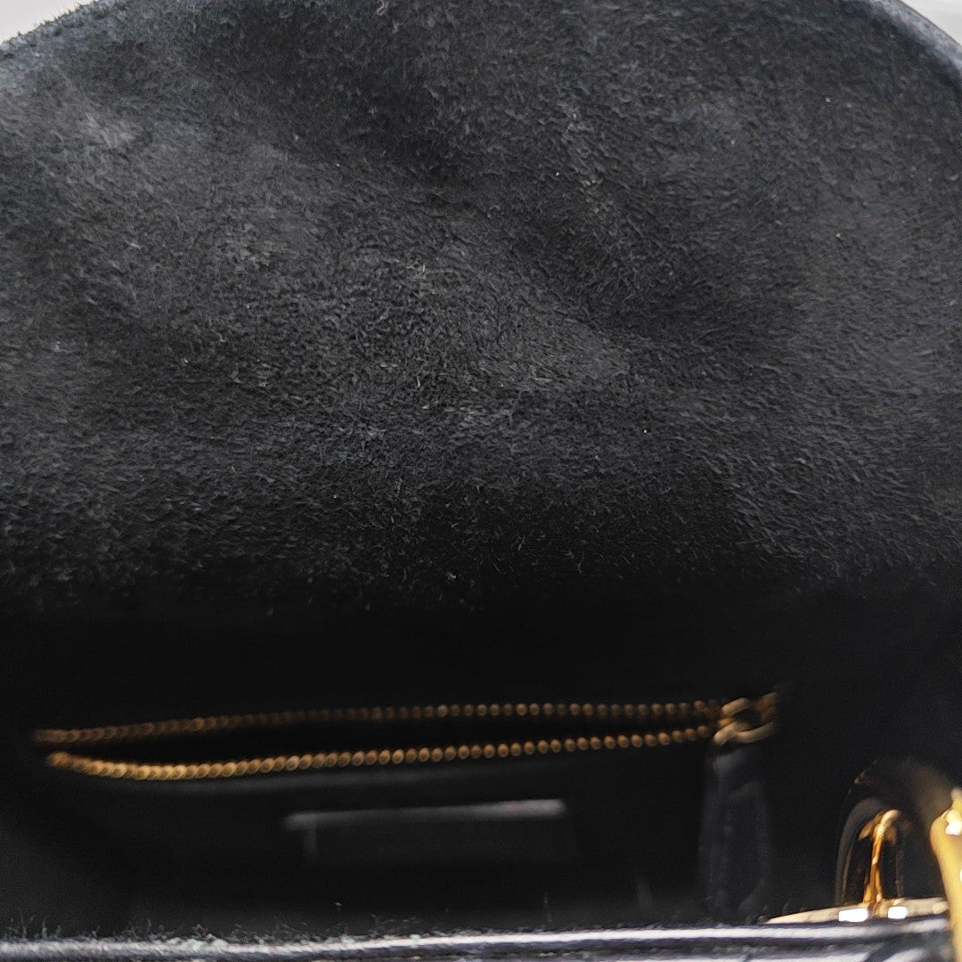 Lady Dior Mini Cannage Lambskin Black