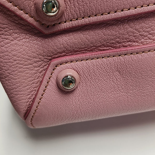 Calfskin Shoulder Bag Pink