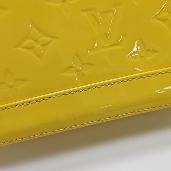 ALMA BB Monogram Patent Leather Yellow
