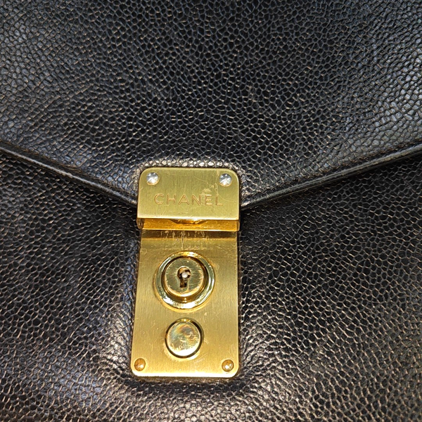 Grained Calfskin Black