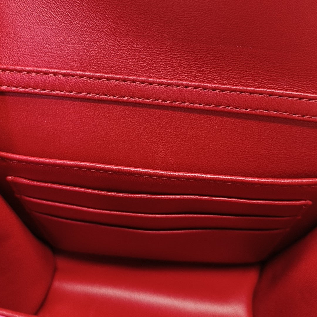 Miss Dior Cannage Lambskin Red