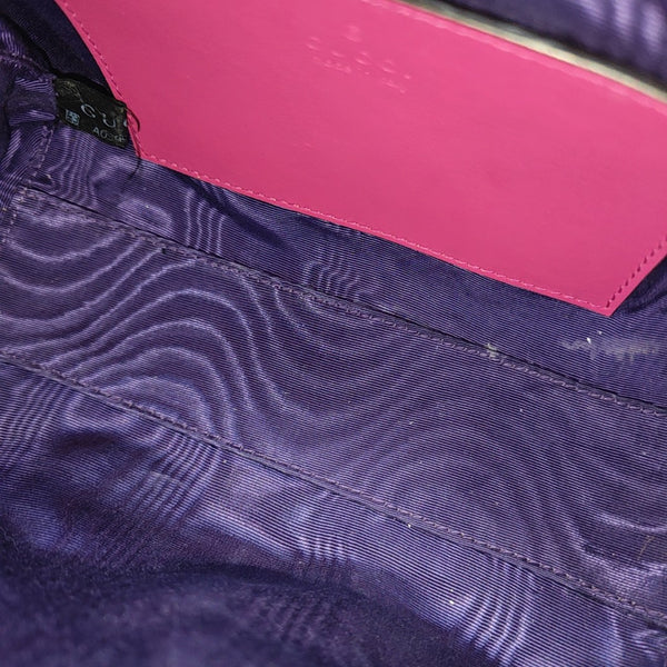 GG Matelassé Mini Monogram Fabric Red