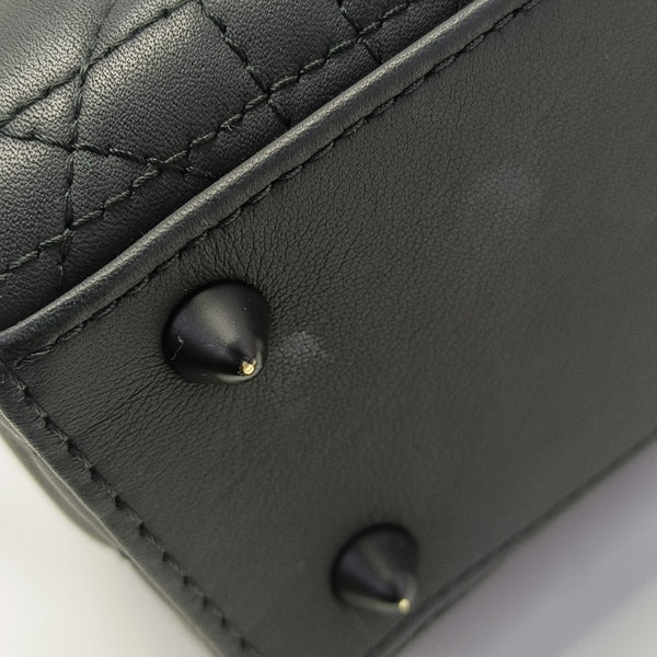 Lady Dior Small Cannage Calfskin Black