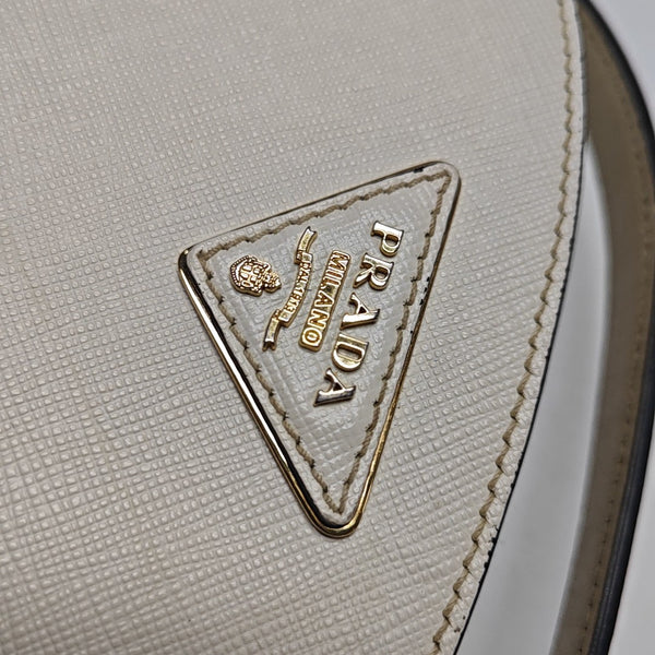 Odette Saffiano Calfskin White