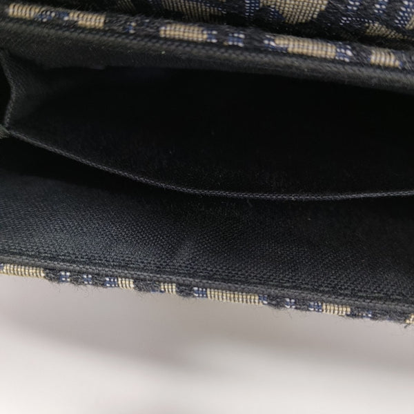 30 Montaigne Mini Oblique Canvas Blue