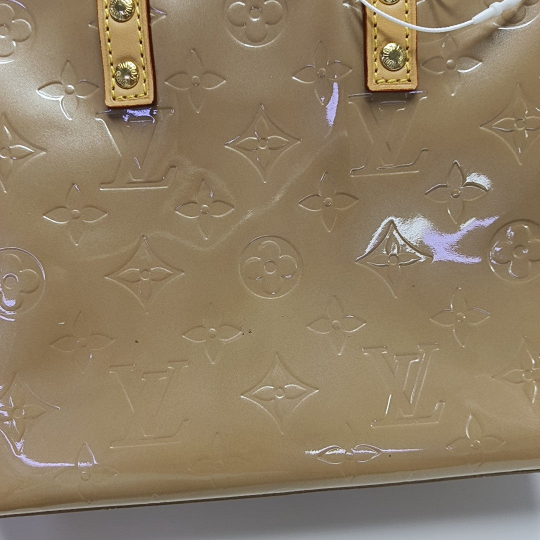 READE PM Monogram Calfskin Beige