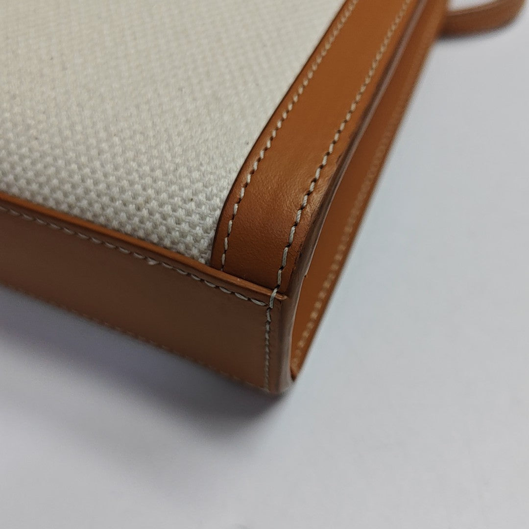 CABAS CELINE Mini Canvas White