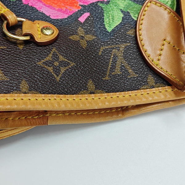 NEVERFULL MM Monogram Coated Canvas Brown