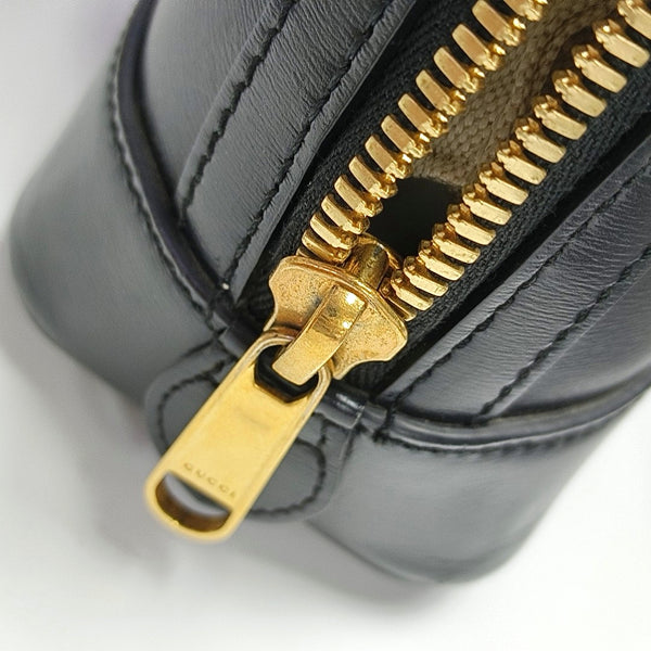 Authenticated pre-owned  Horsebit 1955 Small Calfskin Black - Shoulder Bag at Looply