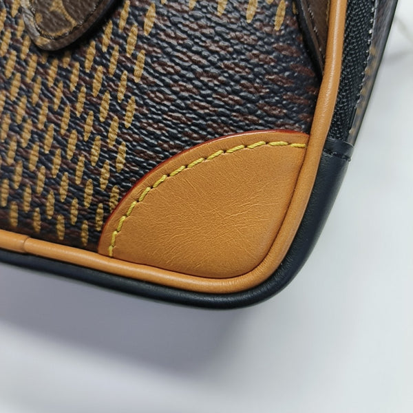 AMAZON Nano Damier Ebene Coated Canvas Brown