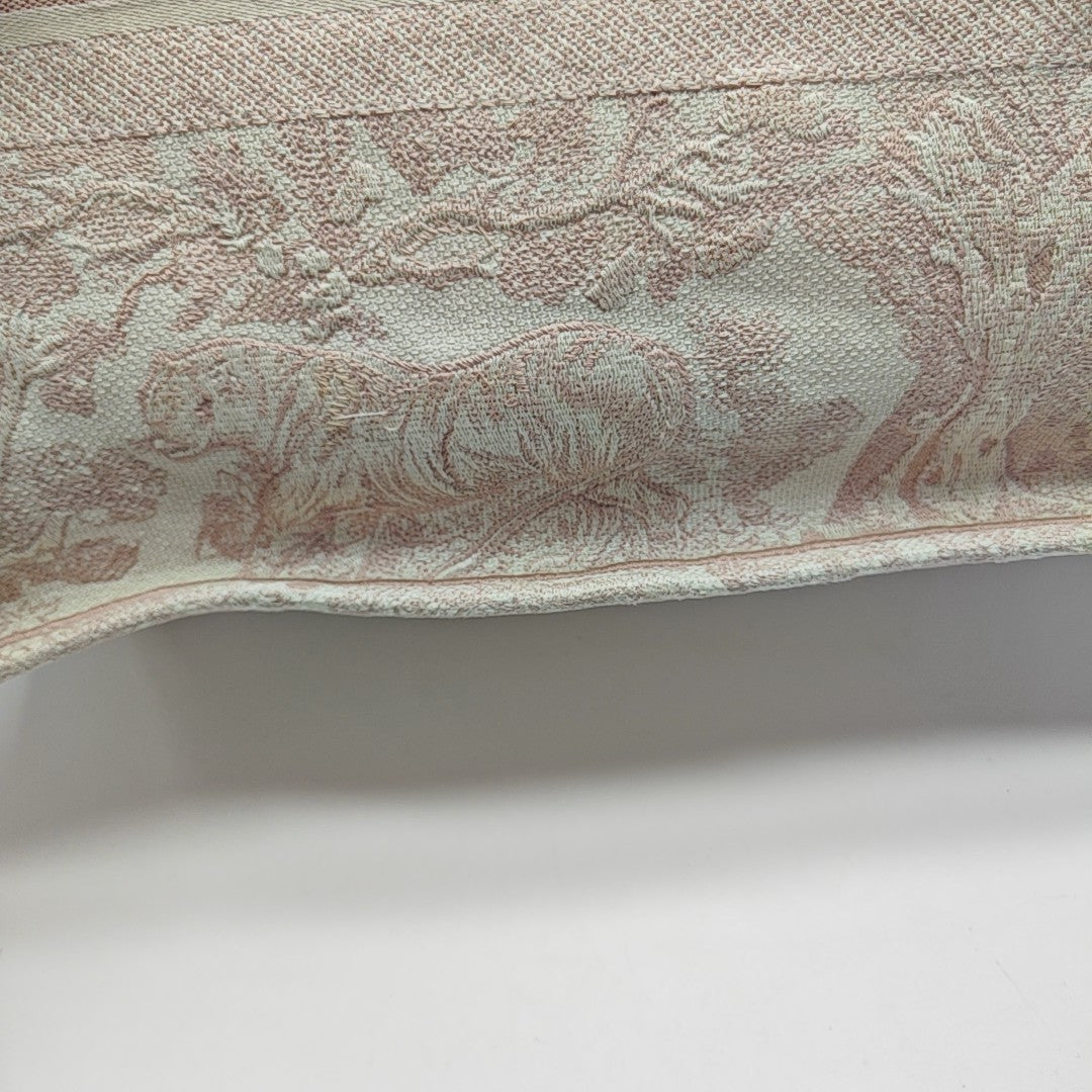 Book Tote Large Fabric Pink