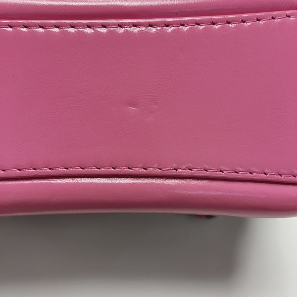 GABRIELLE Small Quilted Wool Pink