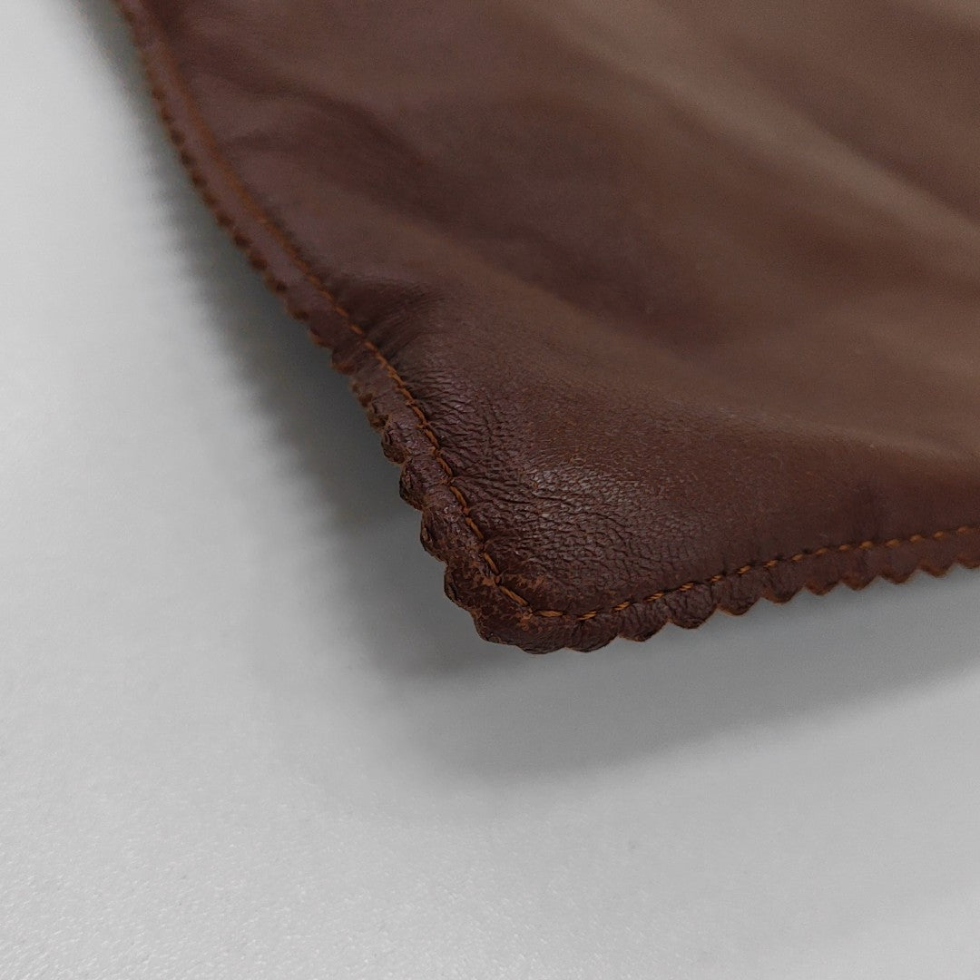 Lambskin Tote Bag Brown