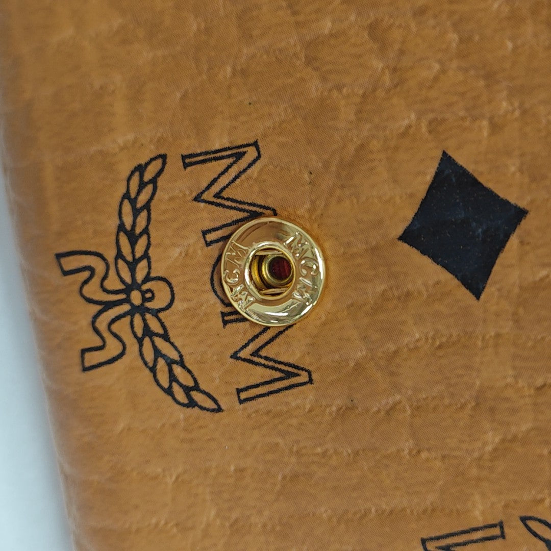 Monogram Coated Canvas Wallet Brown