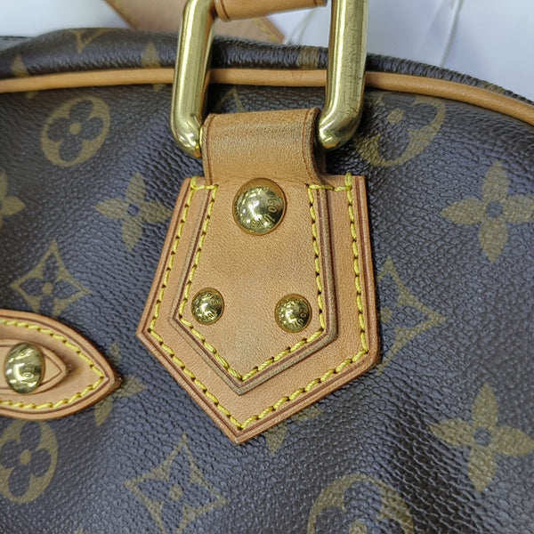 MANHATTAN GM Monogram Coated Canvas Brown