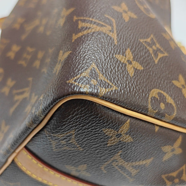 SPEEDY 25 Monogram Coated Canvas Brown