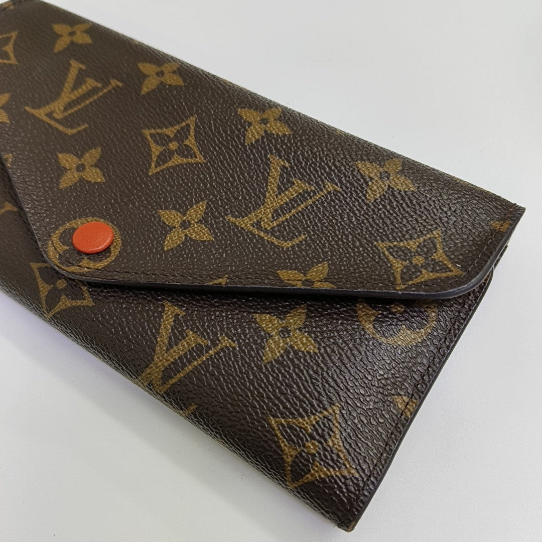 JOSÉPHINE Monogram Coated Canvas Brown Wallet
