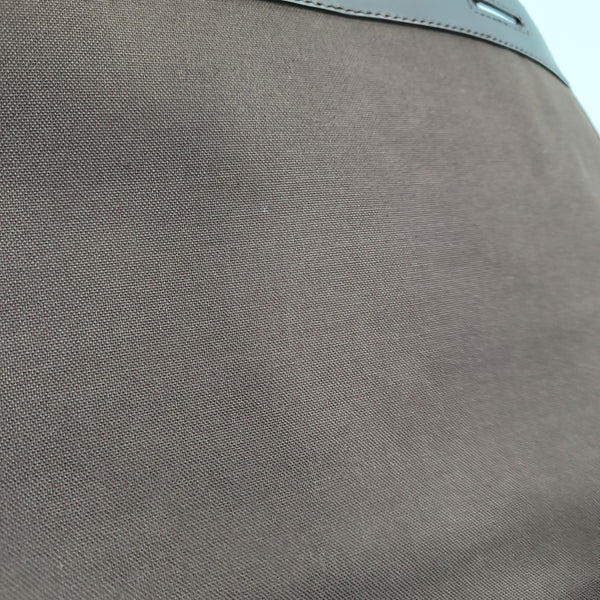 BROADWAY Damier Ebene Coated Canvas Brown