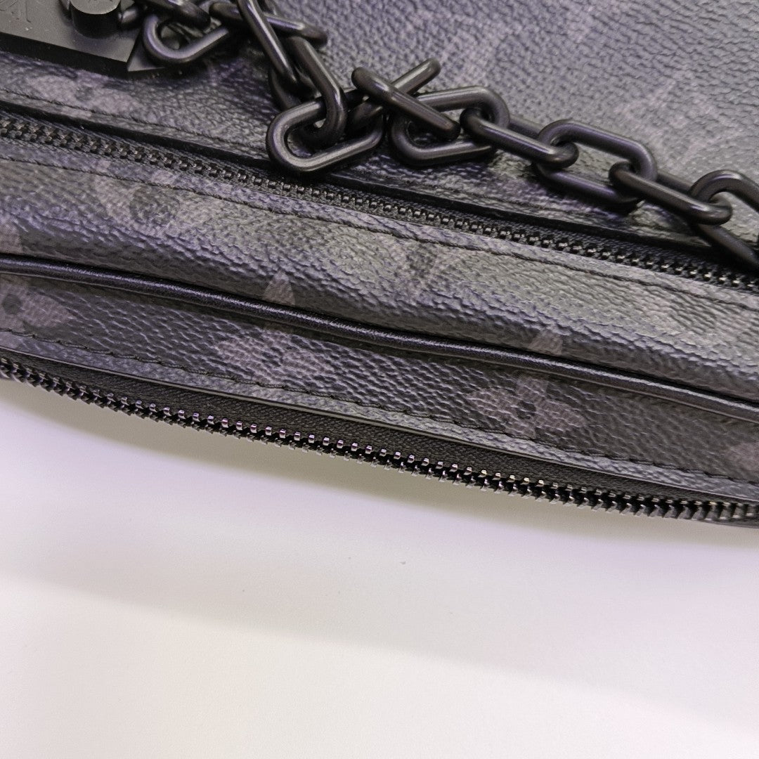 VOLGA Monogram Coated Canvas Black
