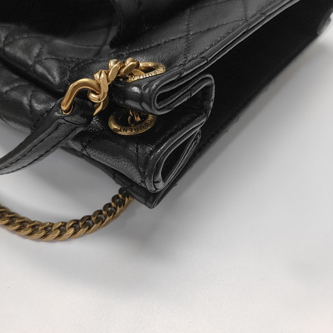 NOLITA Mini Quilted Lambskin Black